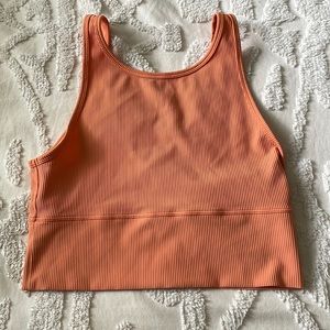 Lululemon power pivot tank top golden apricot